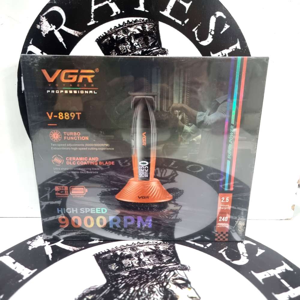 ماشین اصلاح وی جی آر مدل VGR V-889T با تیغه سرامیک و برش مستقیم