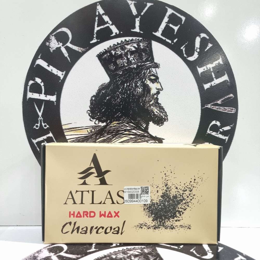 شمع اصلاح اطلس نیم کیلویی با عصاره ‌‌ذغال-حجم 500 گرم (Atlas Aloe Vera Wax 500g
