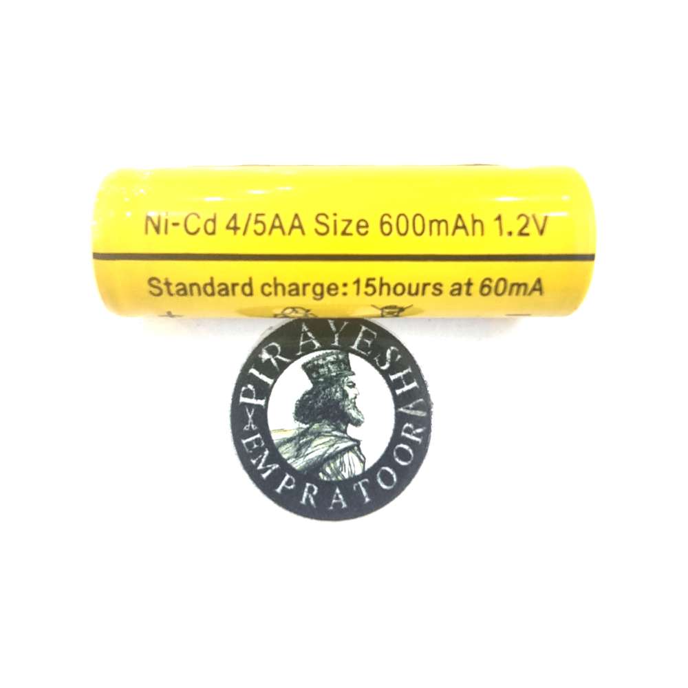 باتری 4/5AA شارژی 600mah میلی آمپر 1.2