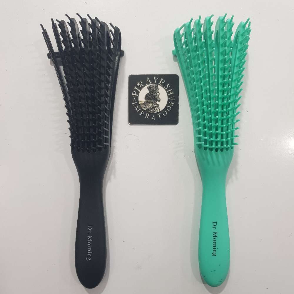 برس فلکسی اختاپوسی گره باز کن قابل تنظیم موی فر کد 9553 & 9720