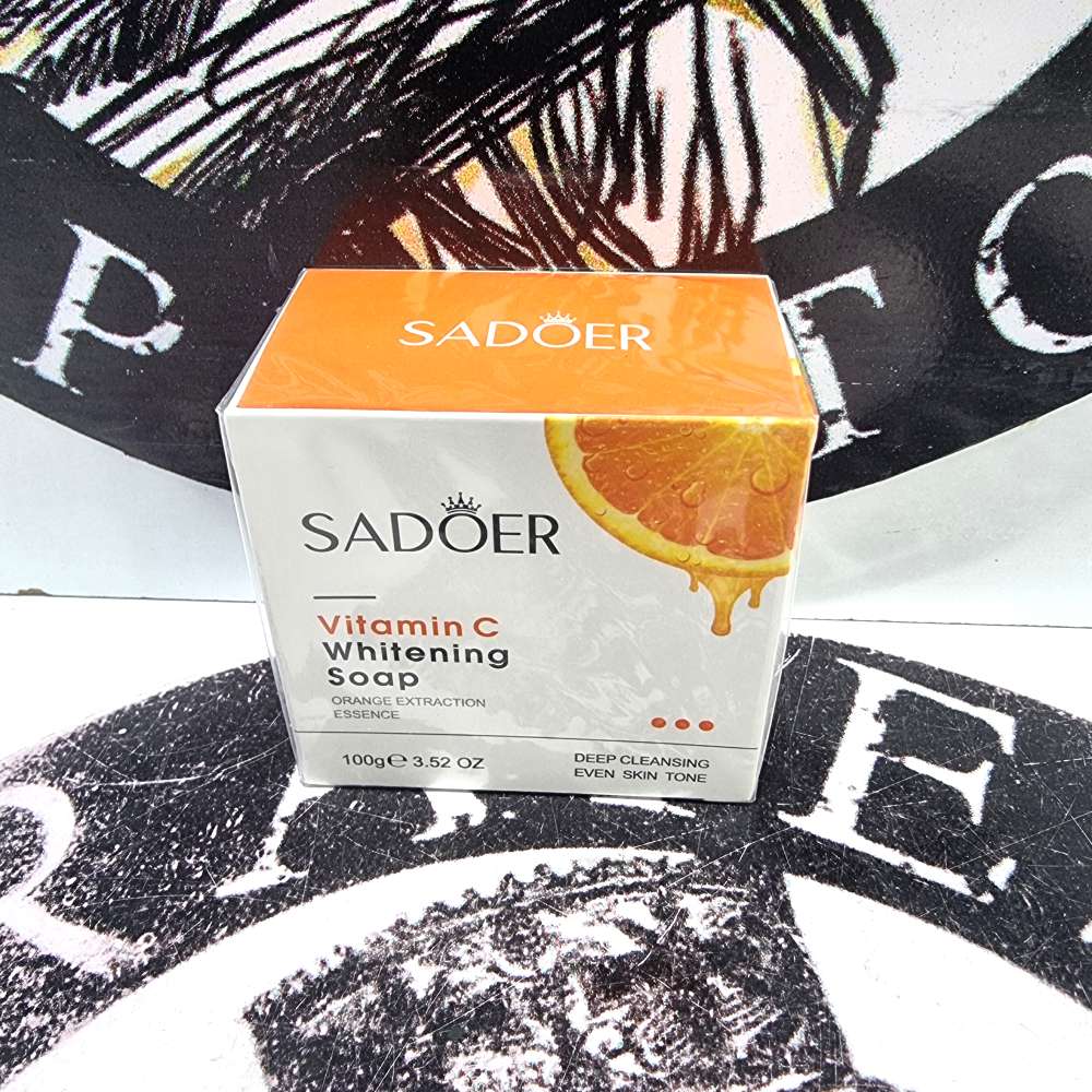 صابون روشن‌کننده ویتامین C سادورSADOER Vitamin C Whitening Soap – 100g