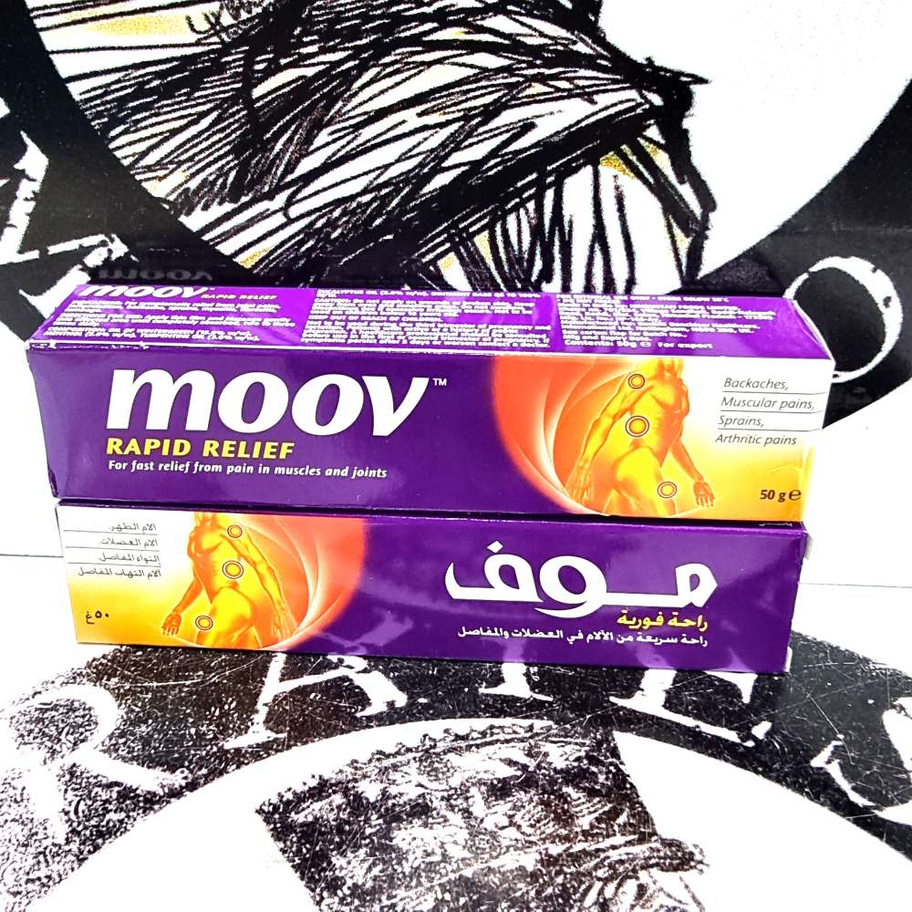 کرم تسکین درد فوری مفاصل و ماهیچه moovموف حجم 50 گرم
