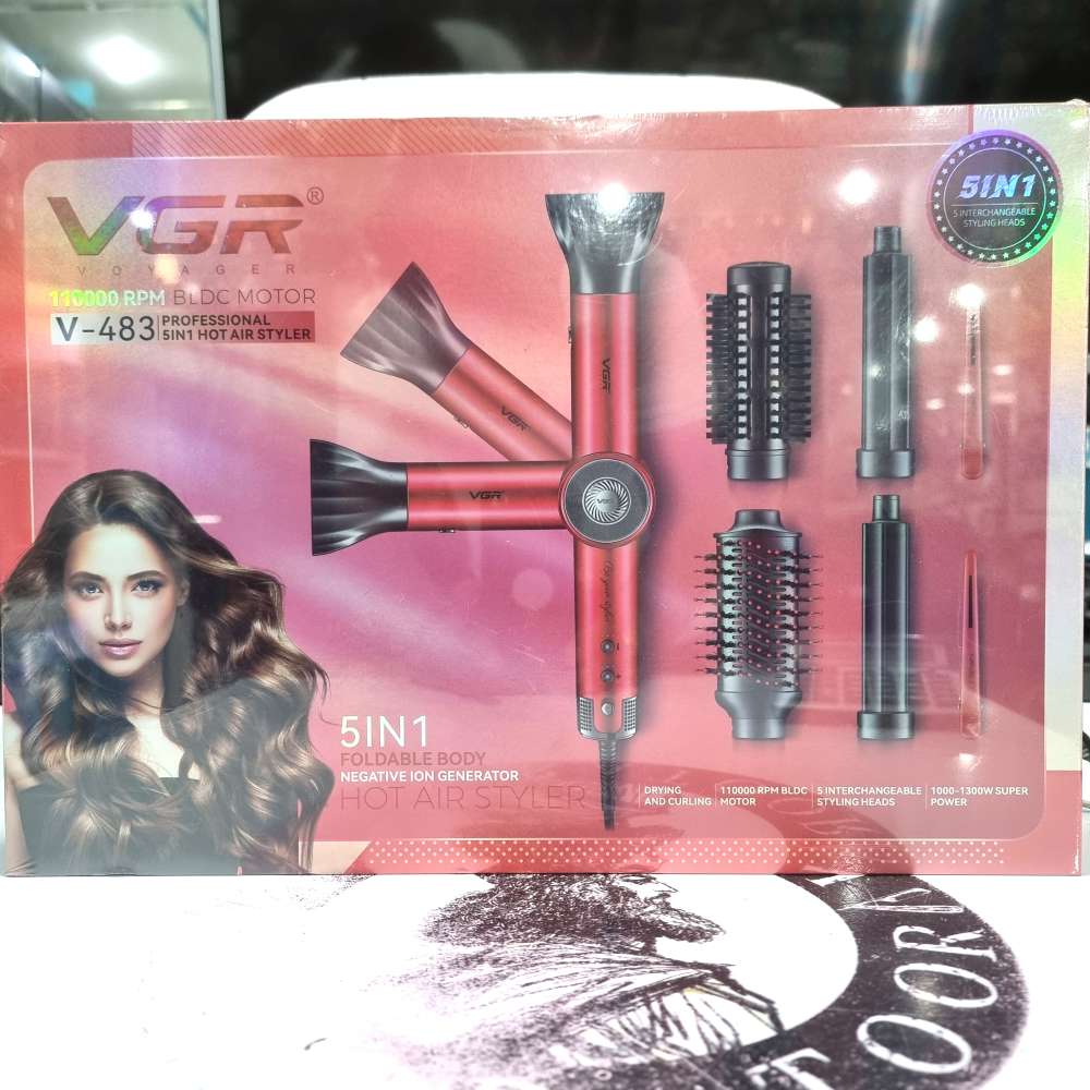 سشوار  حرفه‌ایVGR مدل V-483 Professional 5-in-1 Hot