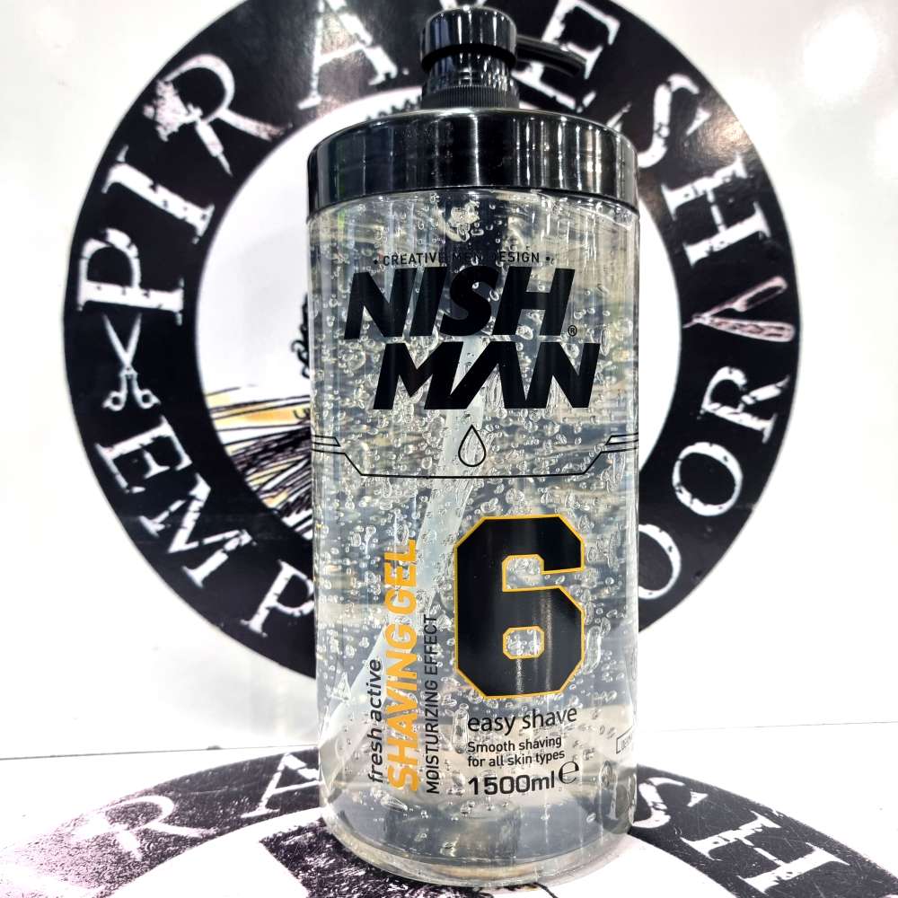 ژل اصلاح NISHMAN Shaving Gel #06 حجم 1500 ml | ژل اصلاح حرفه‌ای