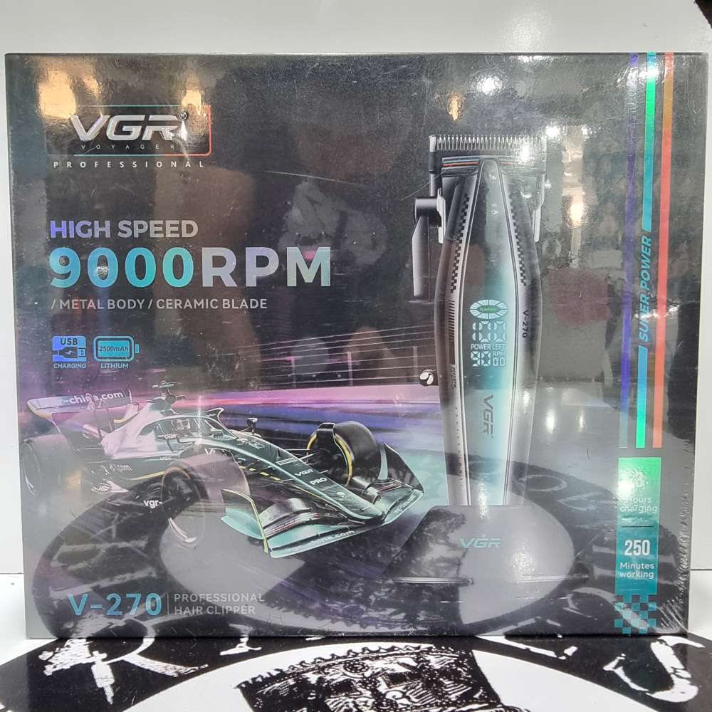 ماشین اصلاح وی جی آر مدل V-270 با تیغه سرامیک