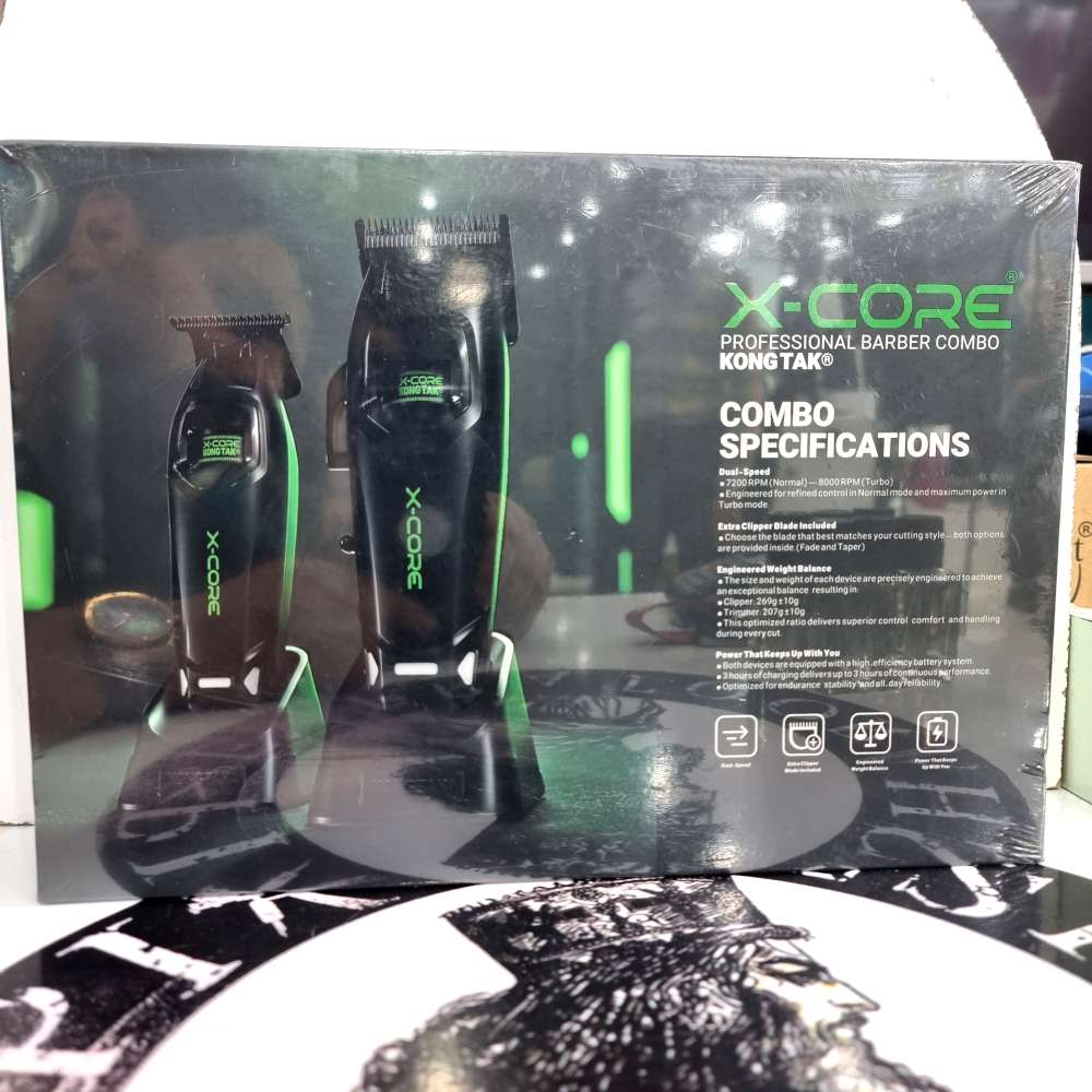 ست ماشین اصلاح و خط زن کنگ تک مدل X-Core