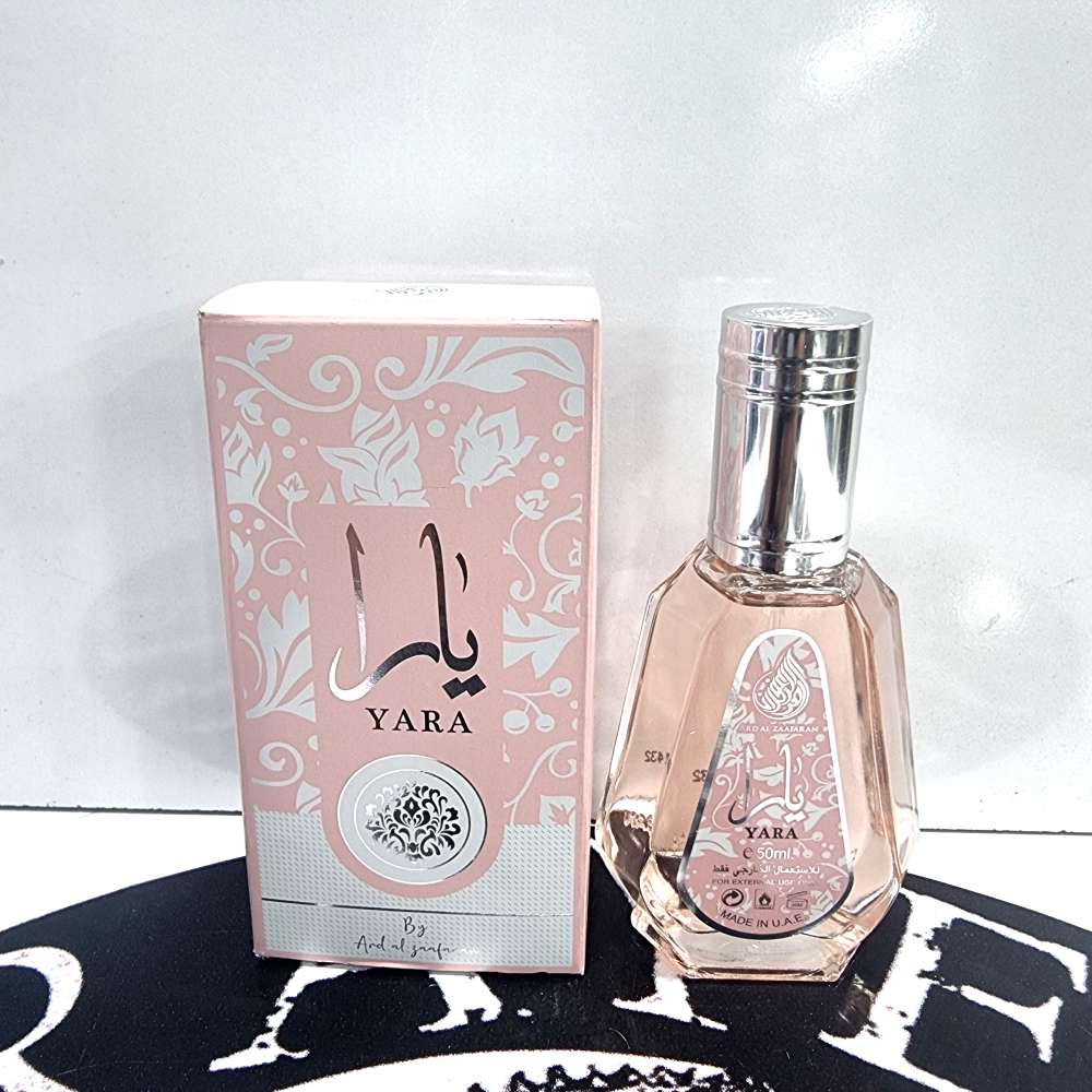 عطر زنانه ارض الزعفران یارا صورتی 50 میلی لیتر