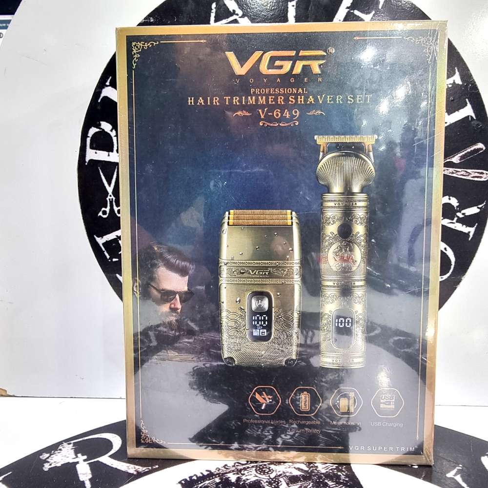 ماشین اصلاح وی جی آر مدل V-649 با تکنولوژی برش مستقیم و ضد آب